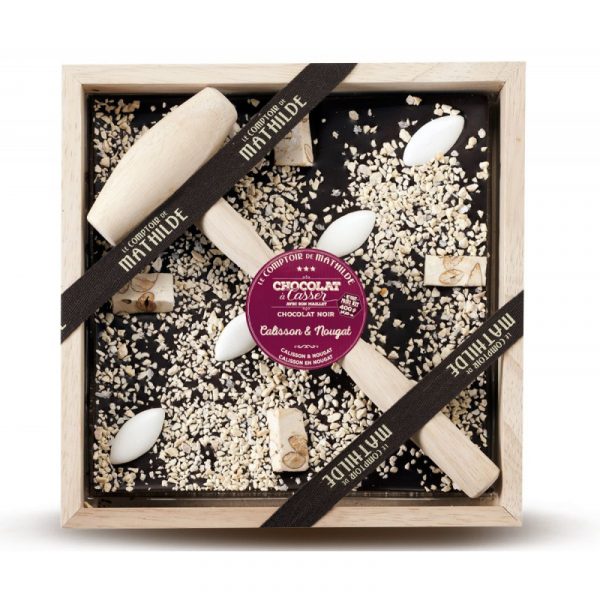 Calisson et Nougat Chocolat noir - Chocolat à casser