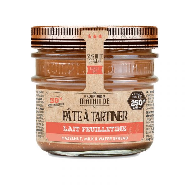 LAIT NOISETTE FEUILLETINE - Pâte à Tartiner 250G