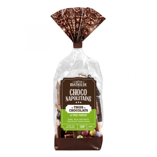 Napolitains 3 chocolats 150G
