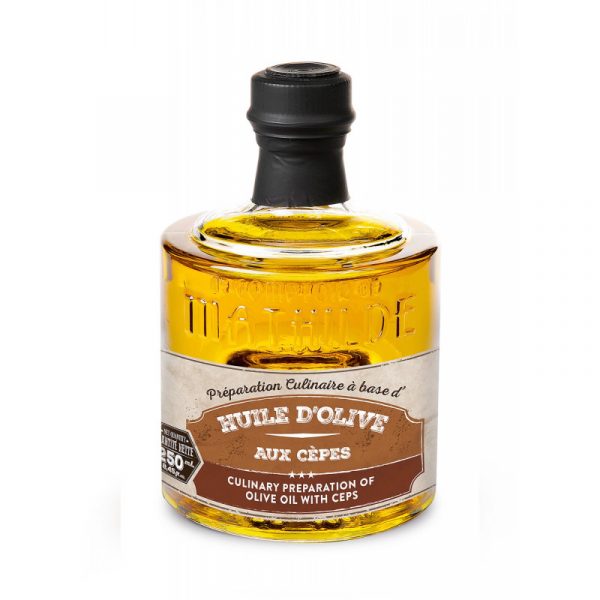 Préparation Culinaire à Base d'Huile d'Olive aux Cèpes 250 ML