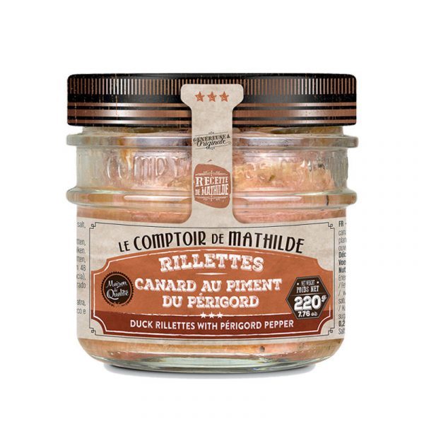 Rillettes de Canard au Piment du Périgord 220G