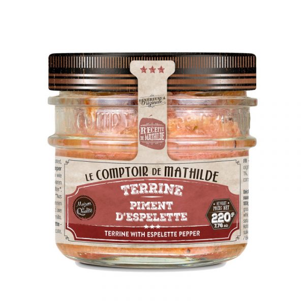 Terrine au Piment d'Espelette 220G