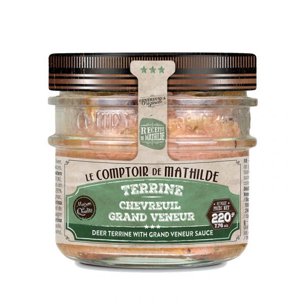 Terrine de Chevreuil à la sauce Grand Veneur 220G