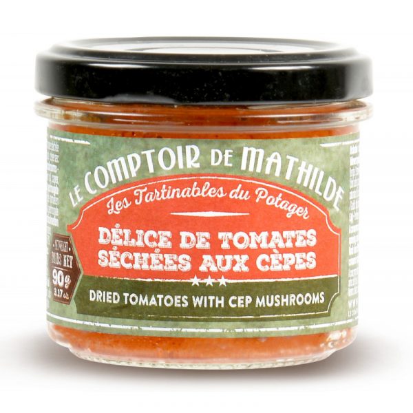 Délice de Tomates Séchées aux Cèpes 100G