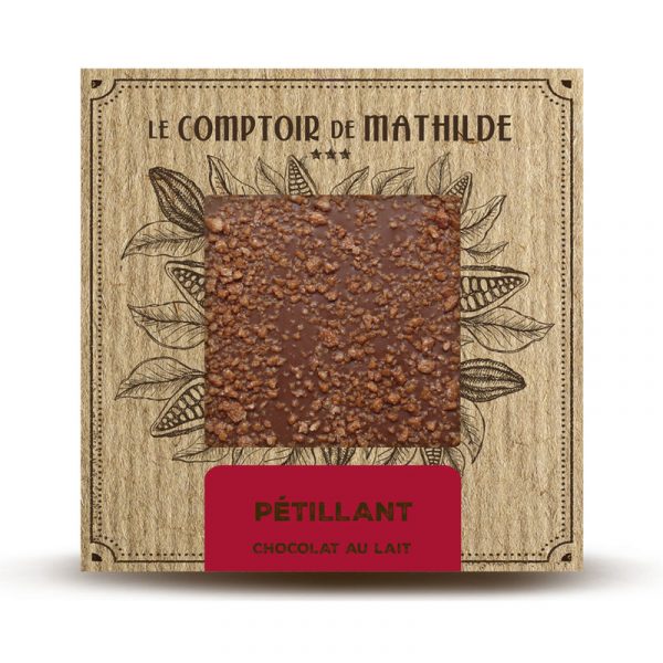 Tablette Pétillant - Chocolat lait 80 G