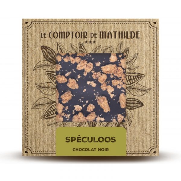 Tablette SPECULOOS - Chocolat noir 80G
