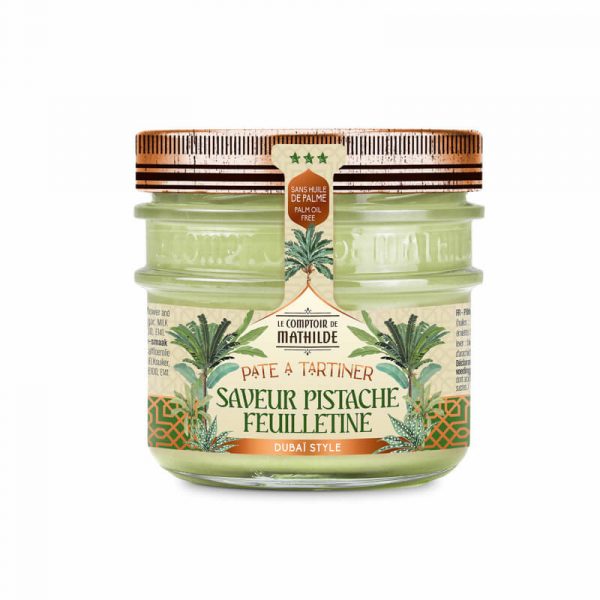 Pâte à tartiner Dubaï Style - 250g - Pistache Feuilletine -