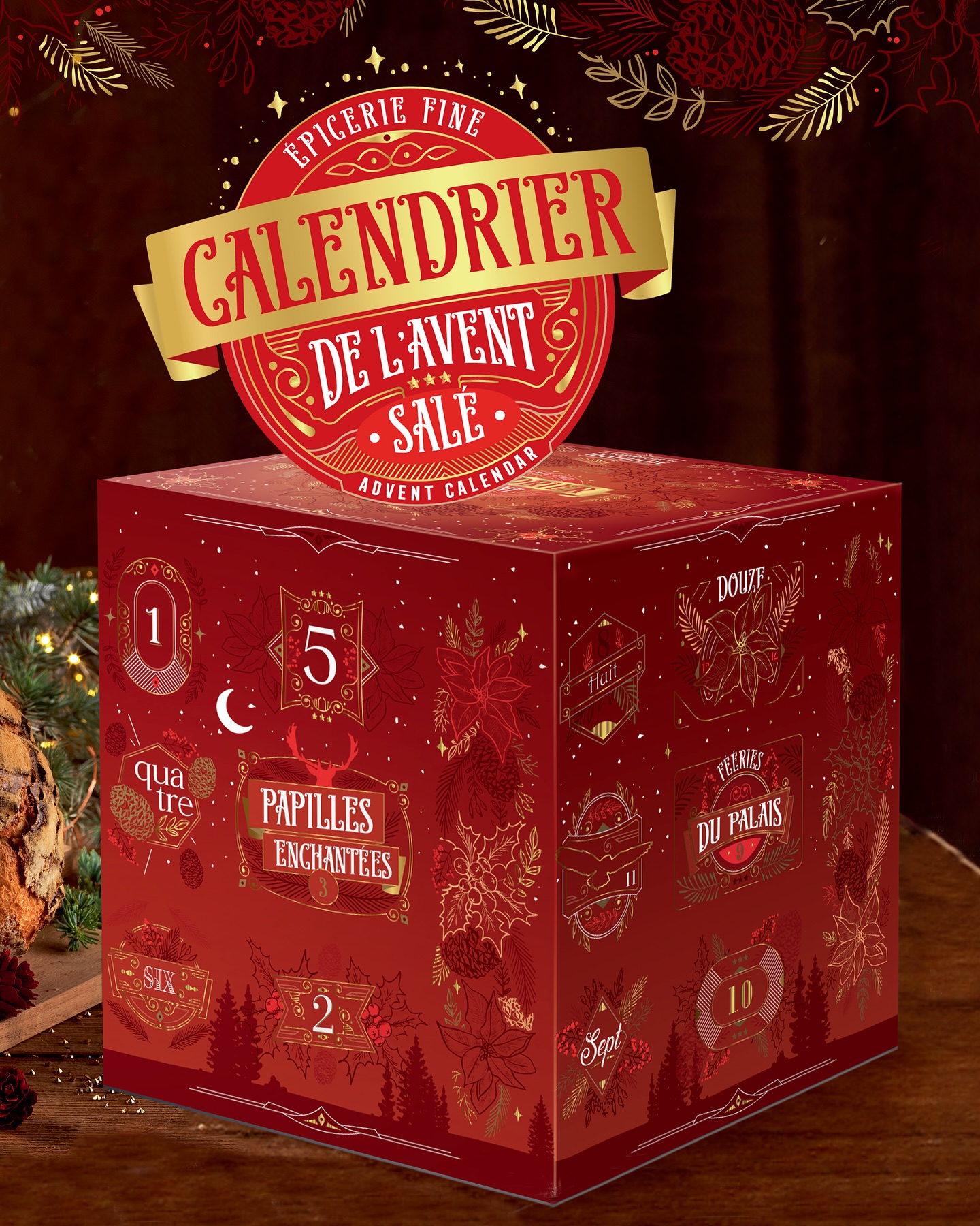 Calendrier de l'Avent bREST QUIMPER LANESTER LORIENT